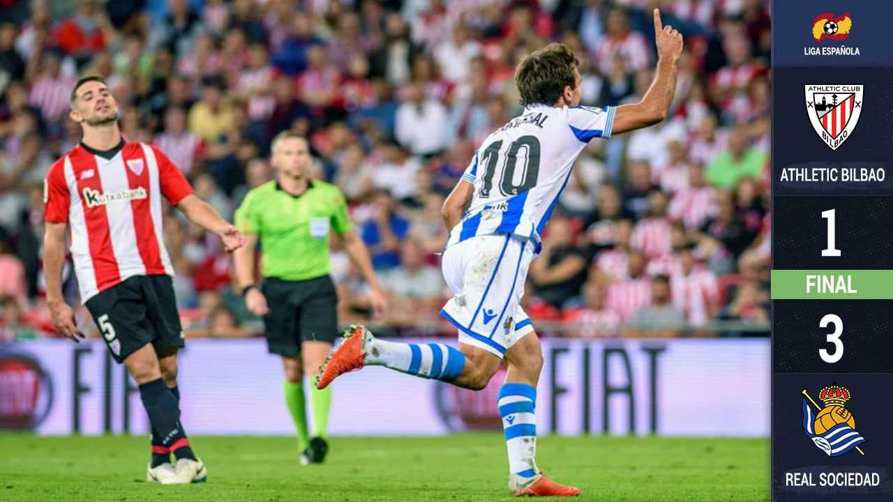 Mikel Oyarzabal logró un doblete de penalti.