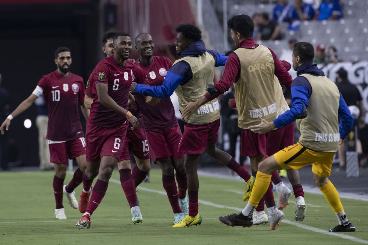 Con el segundo tanto, Qatar se convertía oficialmente en el primer invitado a Copa Oro con más goles anotados.