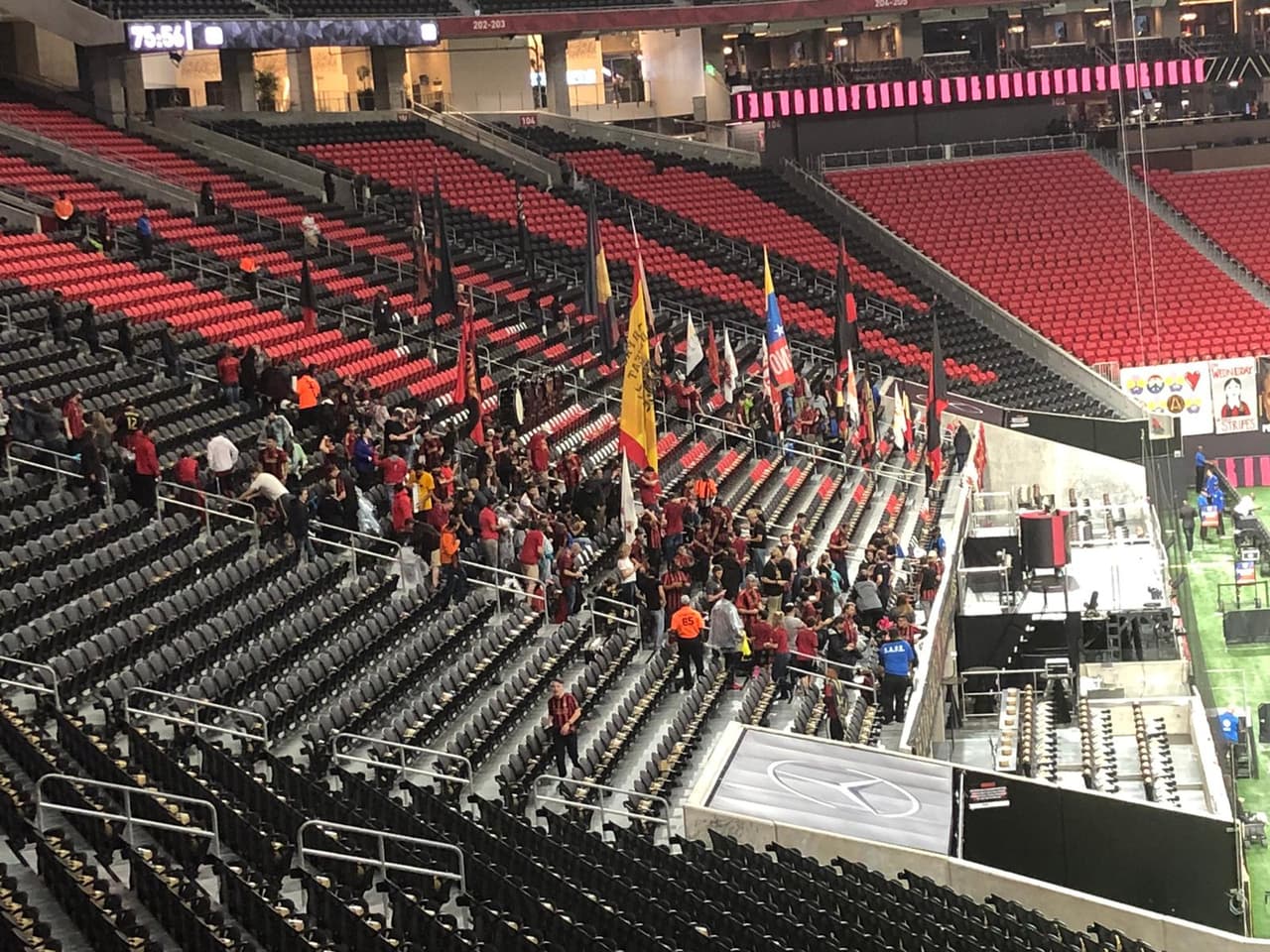 Gran ambiente en Atlanta para recibir la final de la Conferencia Este de la MLS.
