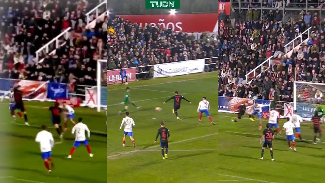 Lewandowski encabeza primera goleada de Barcelona en 2025