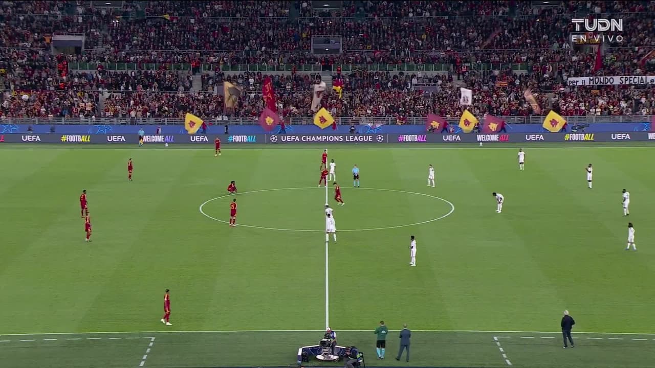 ¡Inicia la transmisión! Roma vs. Real Madrid, en directo aquí