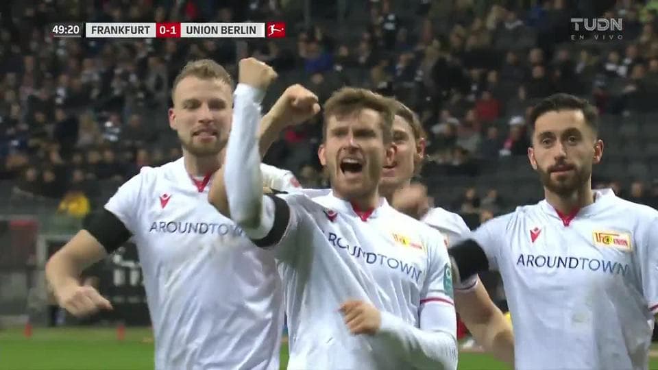 ¡GOOOL! Sebastian Andersson anota para 1. FC Union Berlin