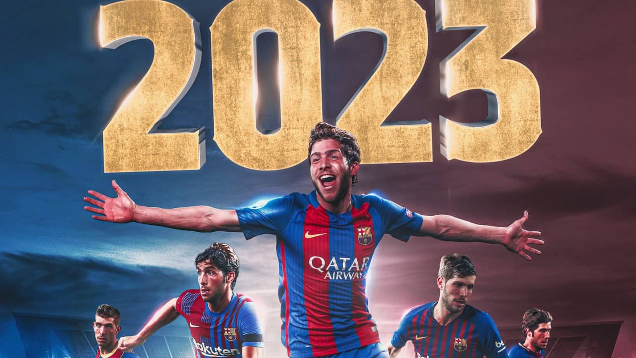 Barcelona saca la cantera y renueva a Sergi Roberto