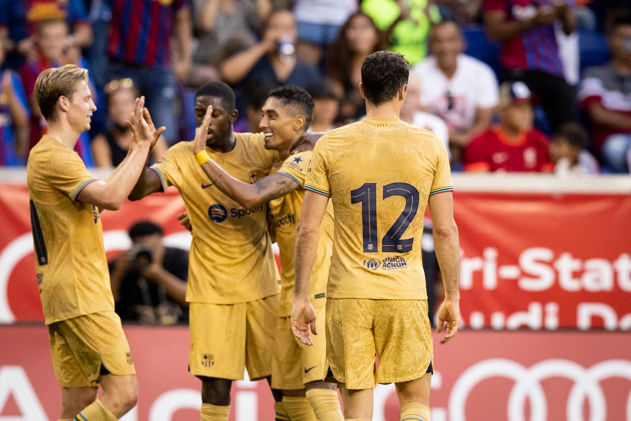 Barcelona se cansó de fallar pero terminó derrotando 0-2 al NY Red Bull en el cierre de su gira por Estados Unidos.
