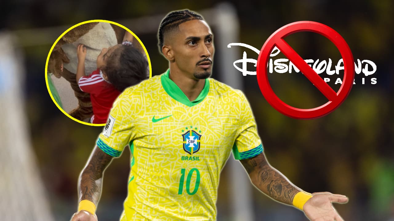 Raphinha denuncia a Disney de ser racista con su hijo y expone los videos