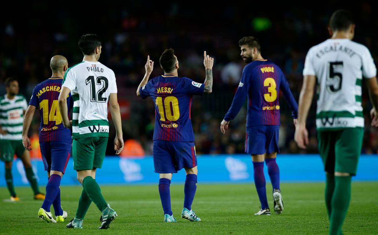 Póker para el argentino, que abrió el marcador de penal (su único gol por esa via) y lo selló en la parte final con 3 goles consecutivos.