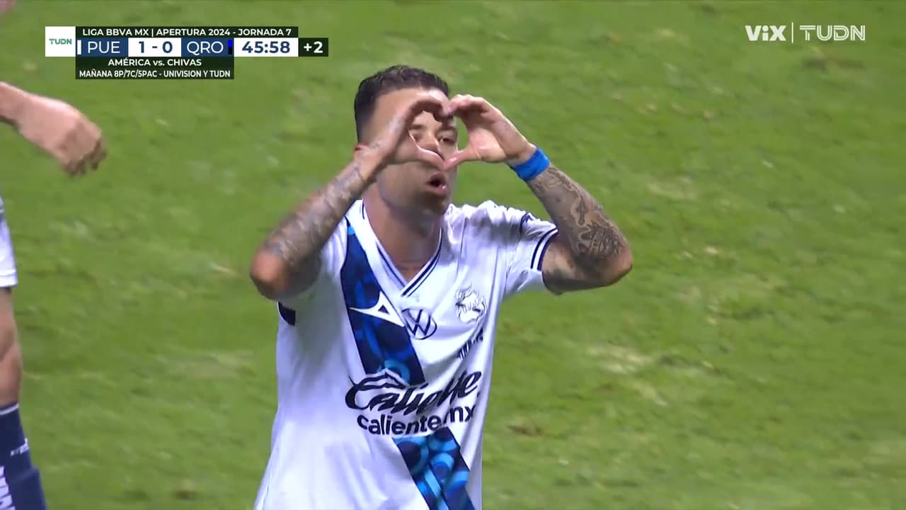 ¡Gol del Puebla! Ferraréis abre el marcador para la Franja