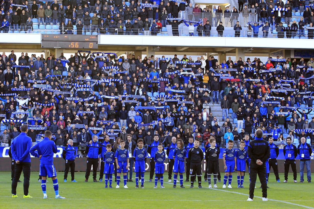 La mayor parte de la afición del Bastia es apasionada, pero respetuosa.