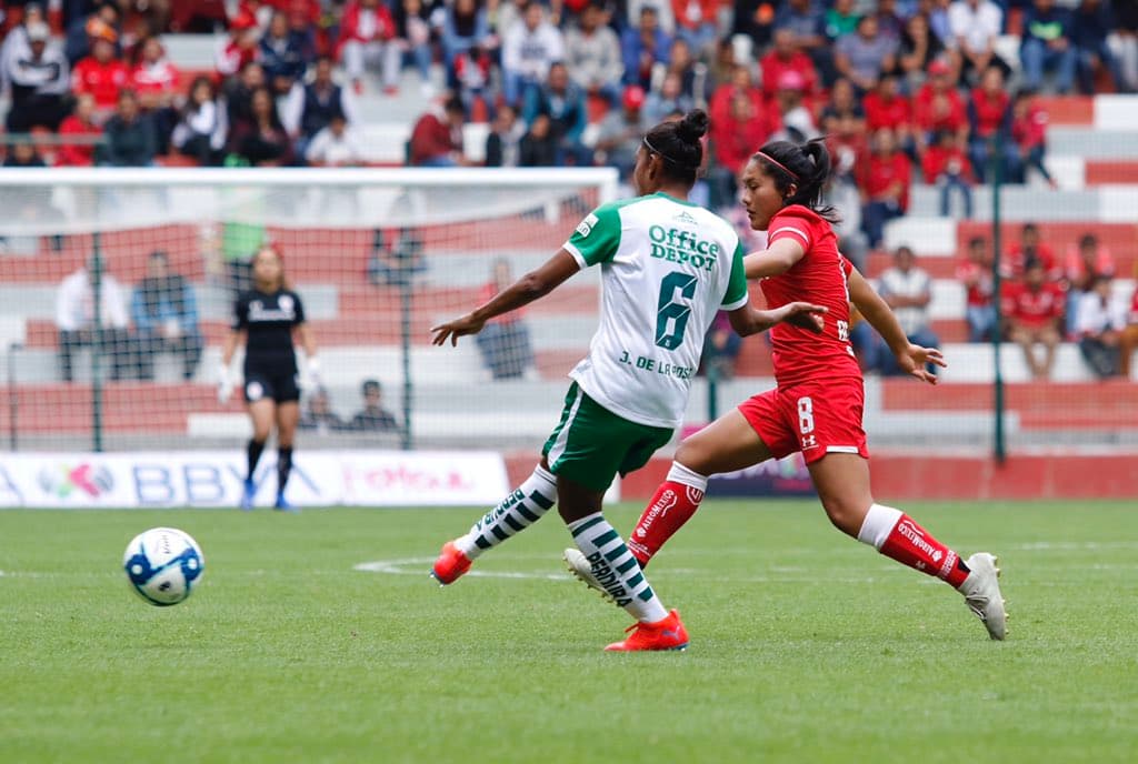 Ya en la segunda mitad, Dulce Piña anotó el del empate en lo que fue su debut con las esmeraldas.