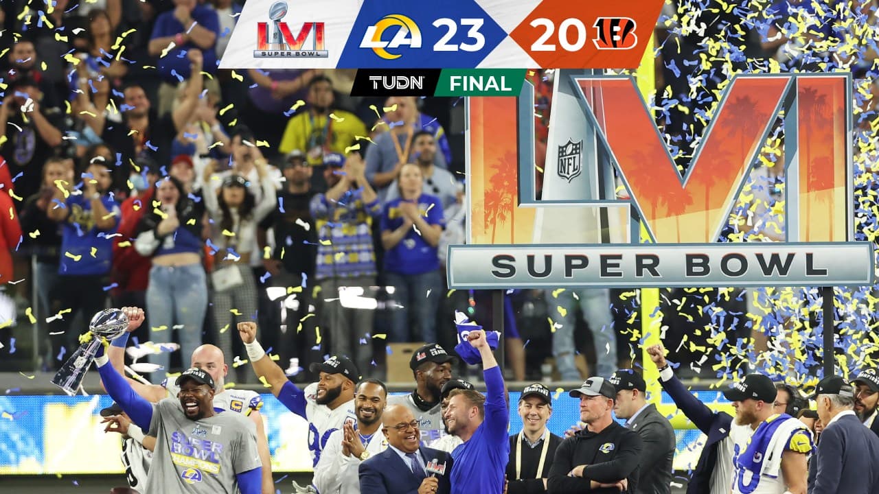 Super Bowl LVI: Rams gana su segundo trofeo Vince Lombardi en la historia