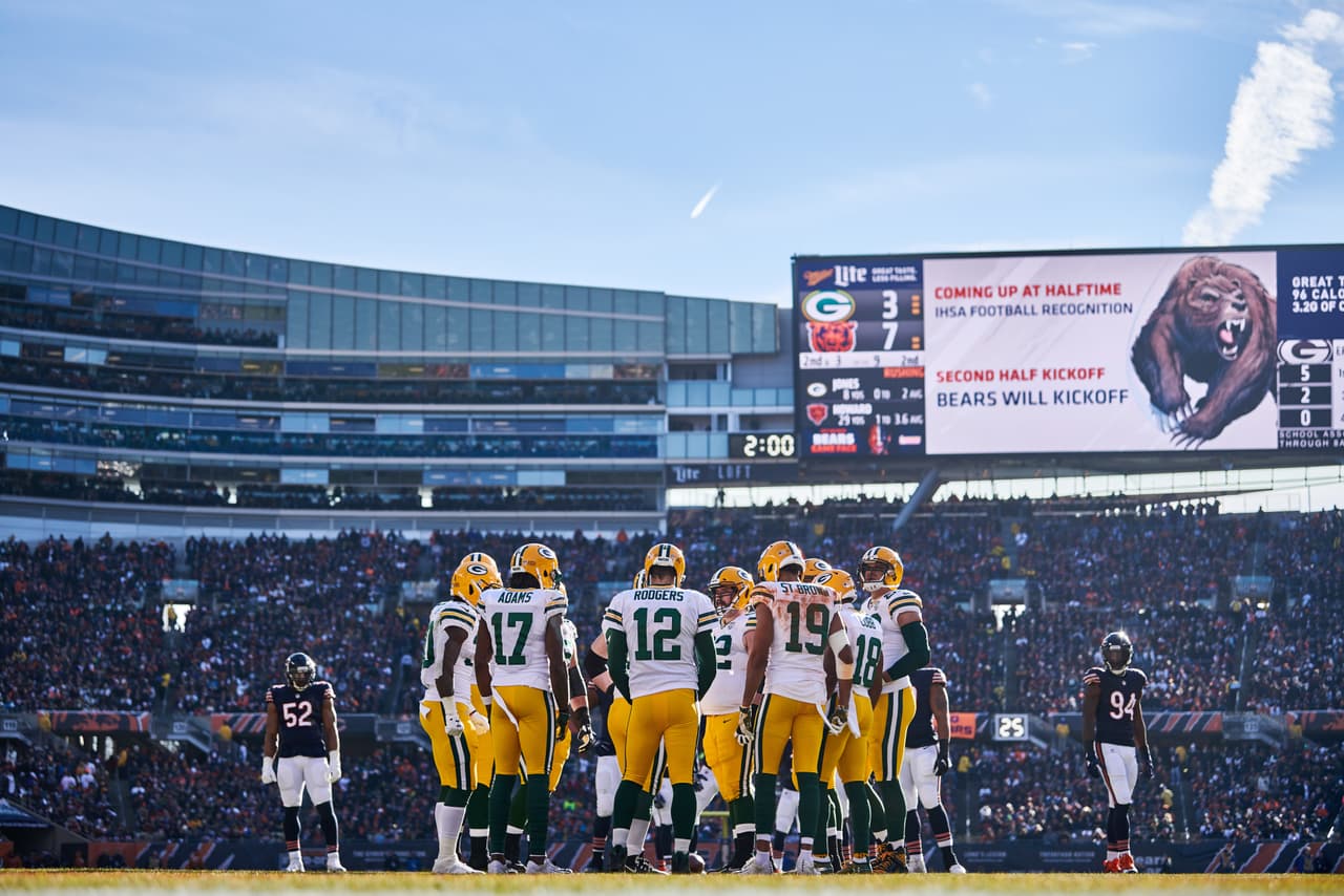 Packers vs. Bears en Chicago para iniciar la temporada 2019 de la NFL en vez de los Patriots.