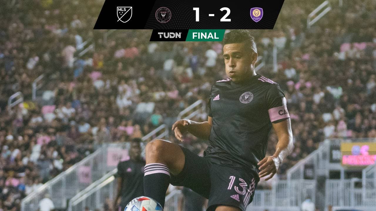 Víctor Ulloa durante el partido en el que su equipo, el Inter Miami, perdió contra Orlando City en la MLS.
