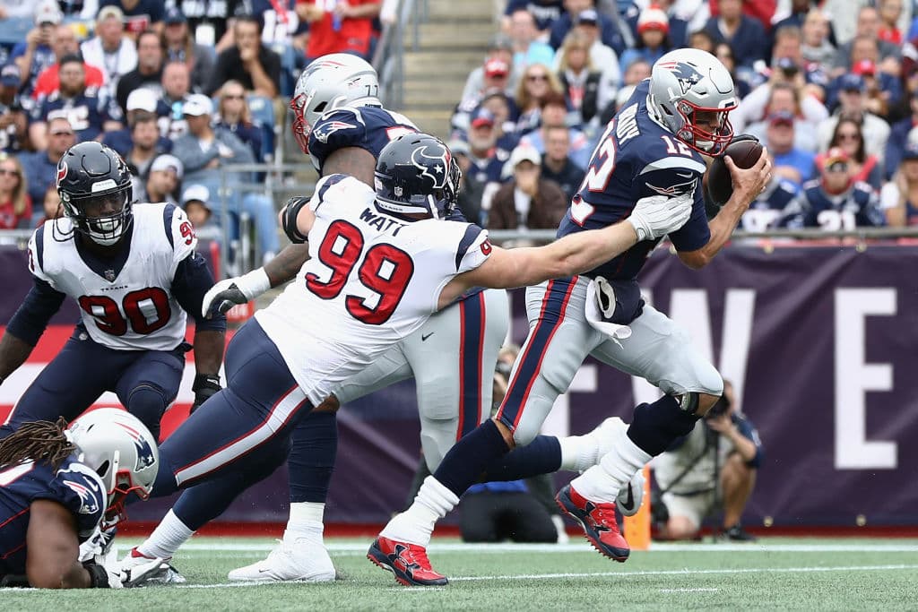 El segundo cuarto tuvo una ofensiva de los Patriots inspirada, que mostró su mejor momento en el partido.