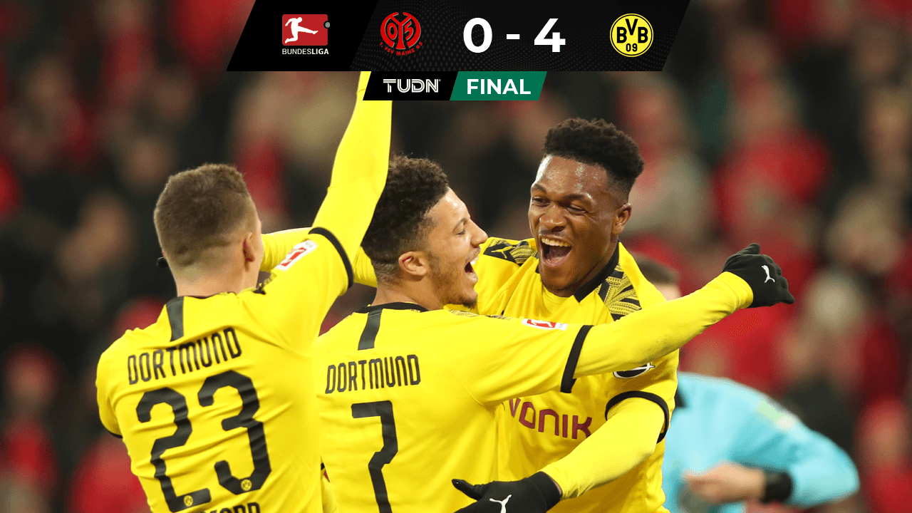 Reus, Hazard, Schulz y Sancho culminaron la goleada en calidad de visitante.