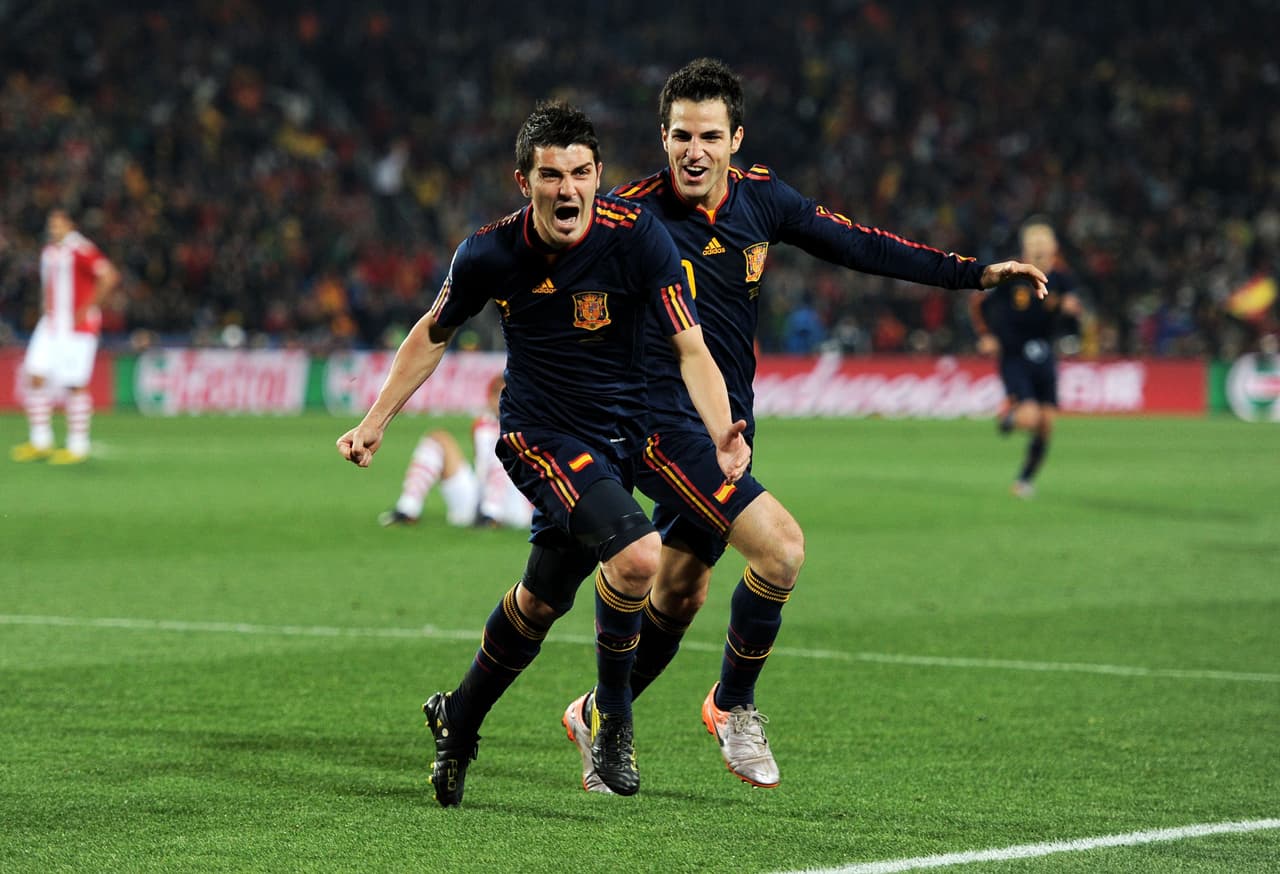 Sin embargo, el reto de Villa a Fabregas, su excompañero en la selección de España y con Barcelona, fue correspondido.
