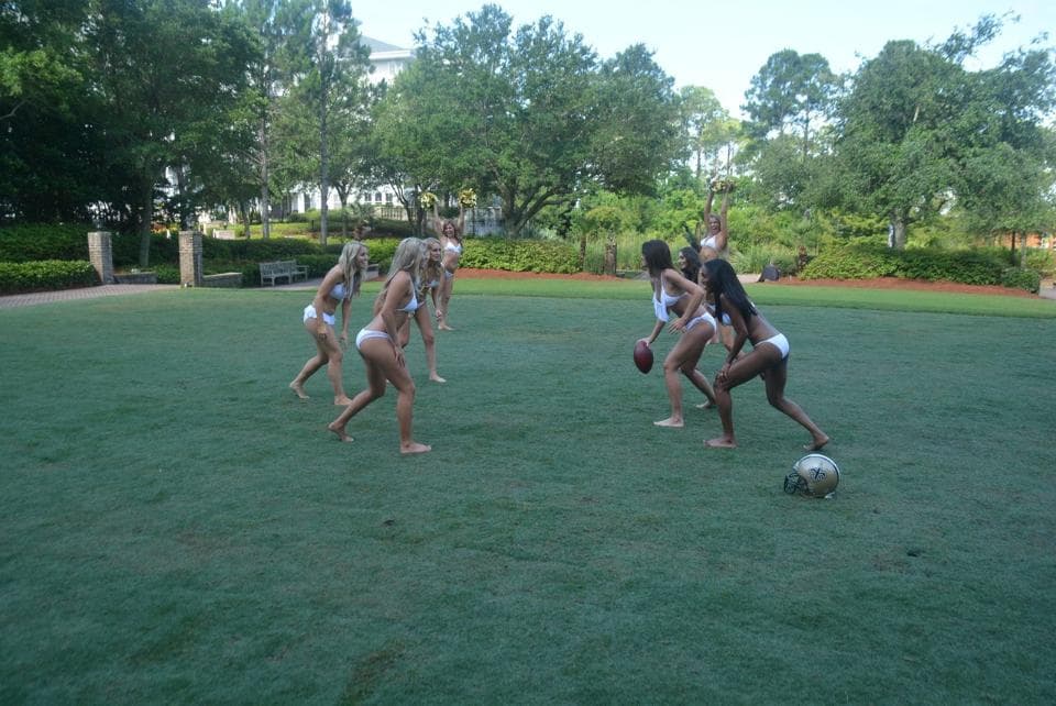 Mira a las bellezas de los New Orleans Saints durante su shooting para el Calendario 2016 (Fotos por Alex Restrepo y Ashley Amoss / New Orleans Saints).