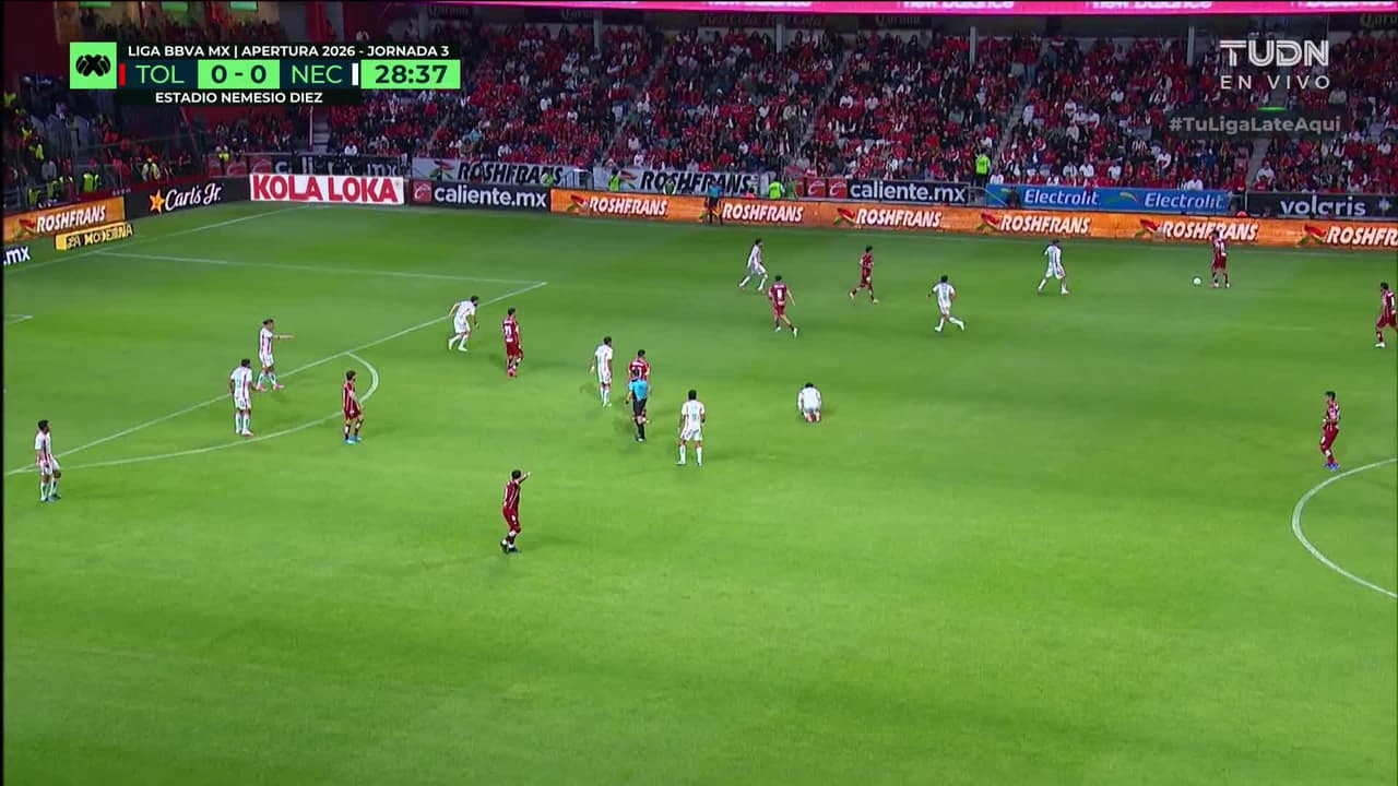 ¡GOL!  anota para Toluca. Iván López