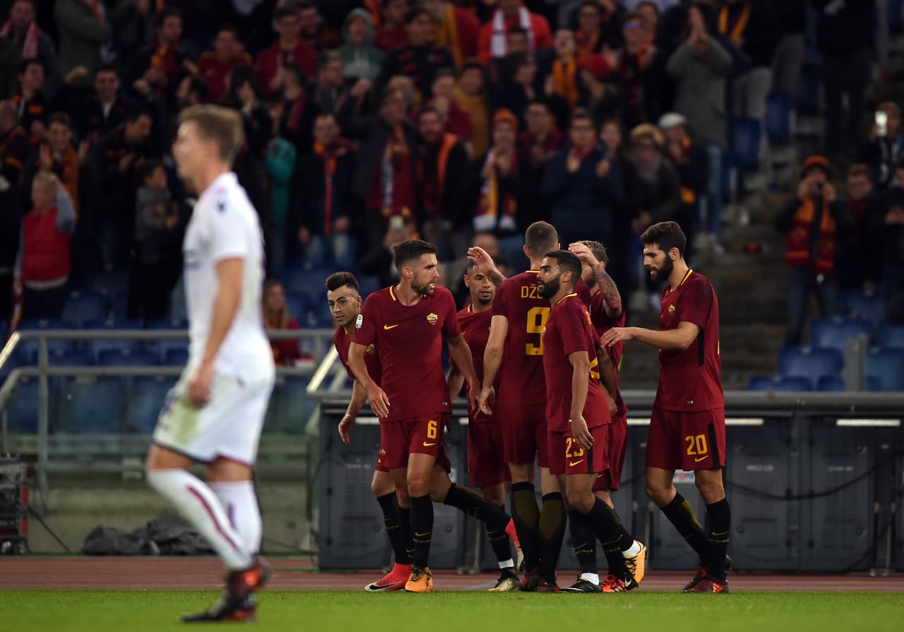 Roma suma otro triunfo y Moreno 20 minutos a su cuenta ante el Bologna