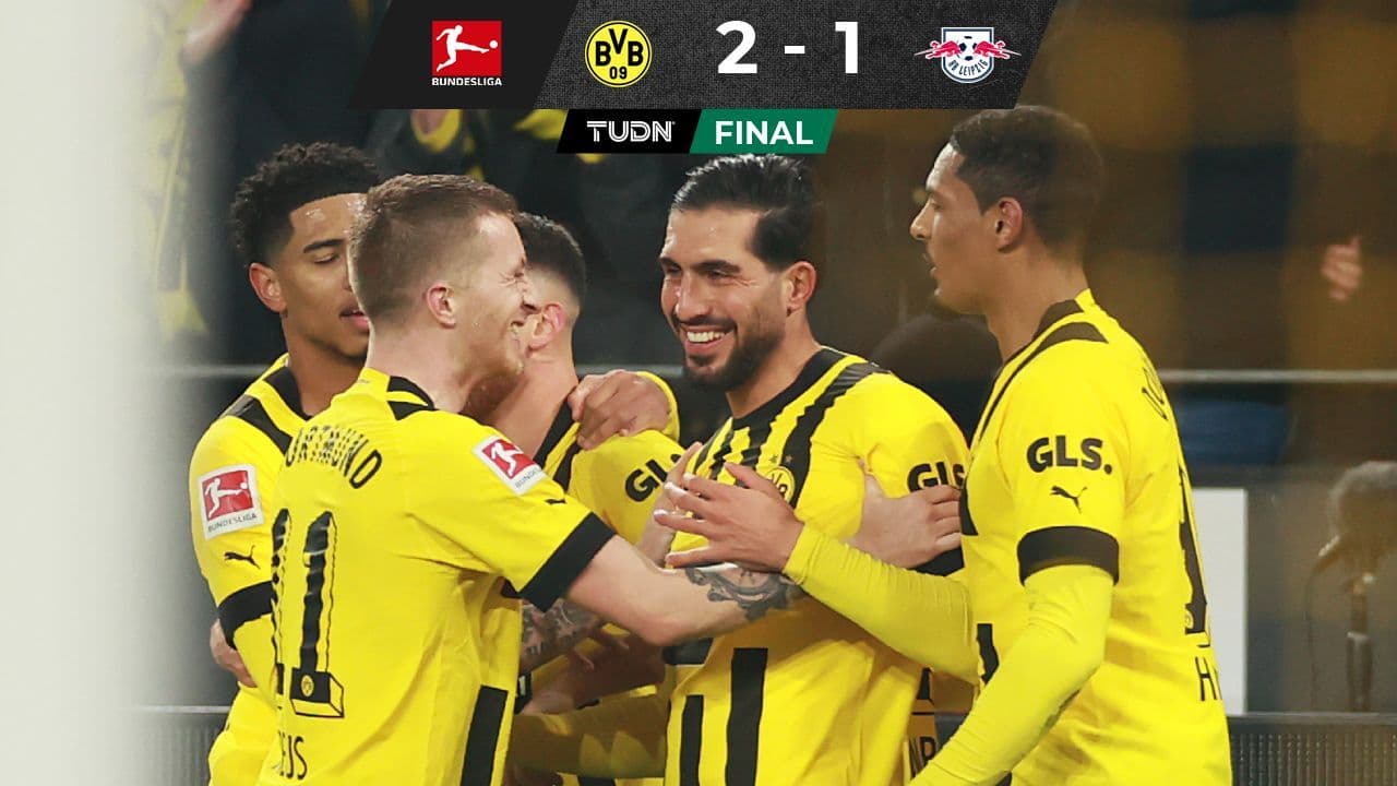Dortmund vence al Leipzig y suma confianza previo a la Champions League