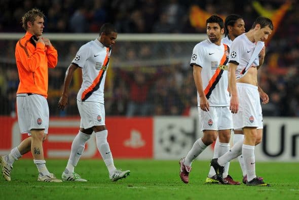 El Shakhtar apenas podía salir del campo, lleno de vergüenza deportiva.
