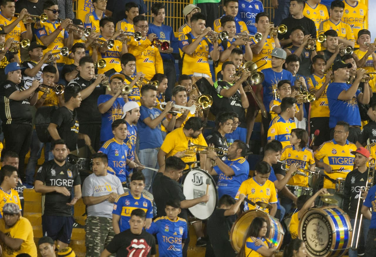 "Tigres es un sentimiento, no se explica se lleva bien adentro. Yo por eso te sigo a donde sea. Yo soy Tigre hasta que me muera. Dale Ti-gue-res"