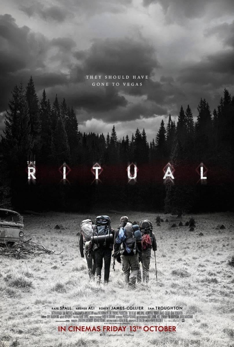 Ritual - Un grupo de amigos de la universidad se reúnen para emprender un viaje de senderismo por los montes de Suecia, con la finalidad de rendir homenaje a uno de ellos, muerto de forma violenta.