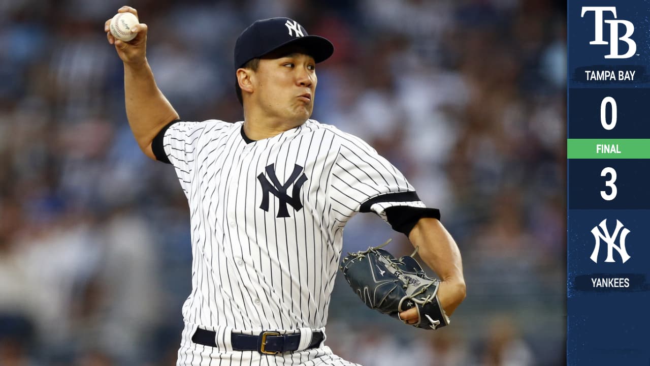 Tanaka se luce ponchando a 10 y Yankees blanquean a Rays