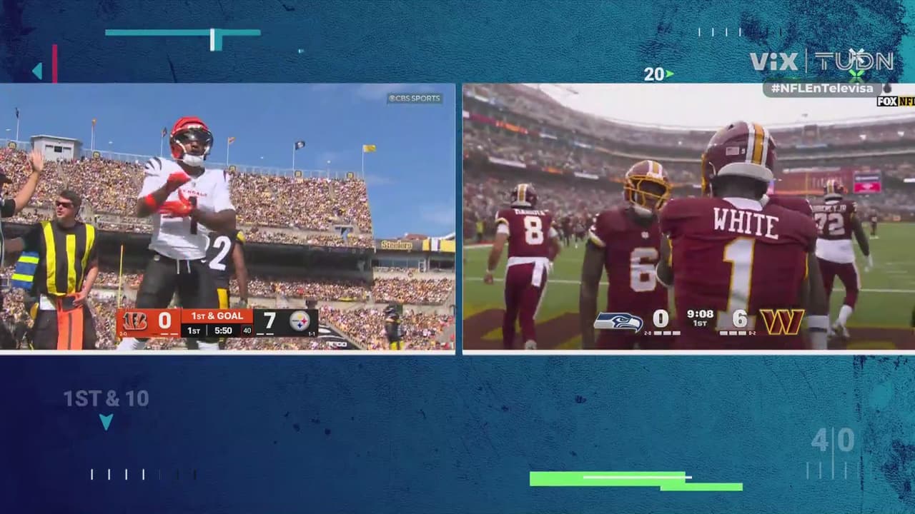 ¡Doble touchdown! Ja'Marr Chase y Rachaad White anotan