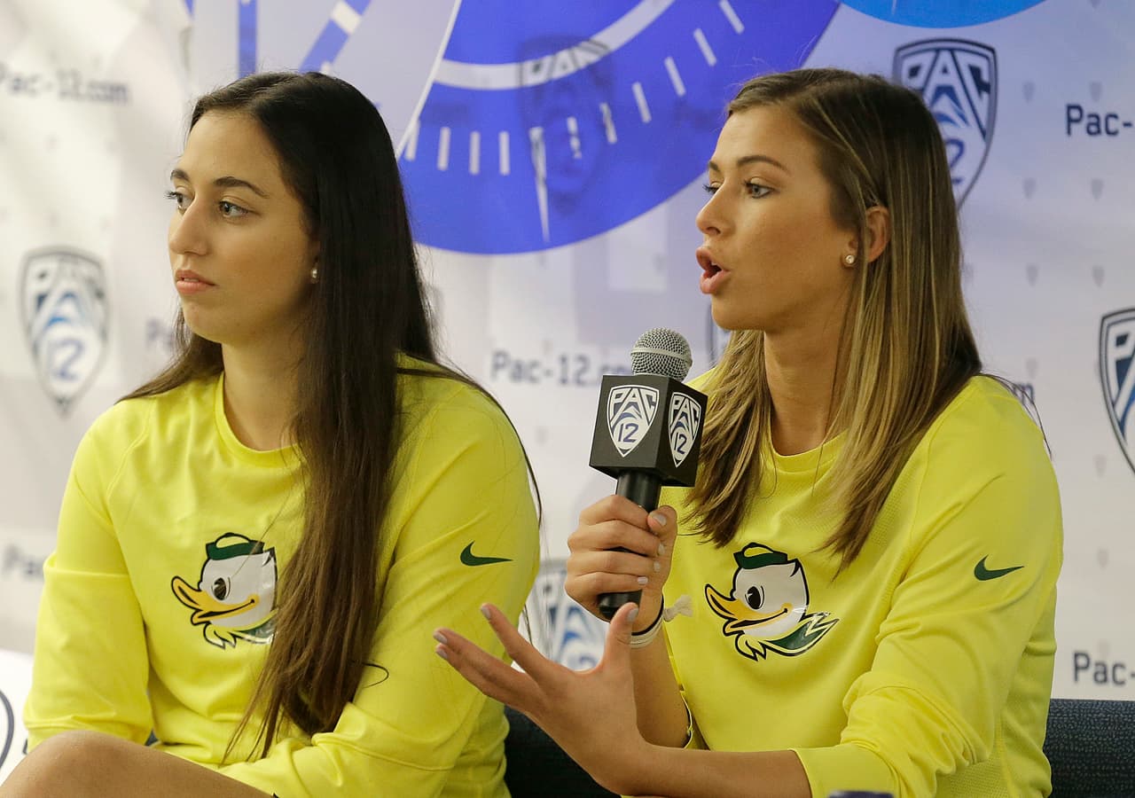 Lexi Brando y Maite Cazorla de Oregon asumieron con mucha más seriedad el evento, previo al comienzo de temporada en el que tendrán que continuar y mejorar su racha, la mejor de esta conferencia.