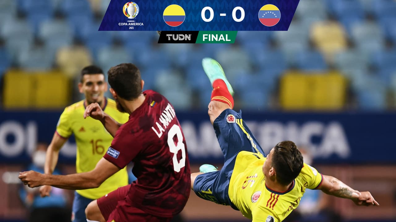 Colombia se estrelló con la 'muralla' venezolana y no se rompió el empate