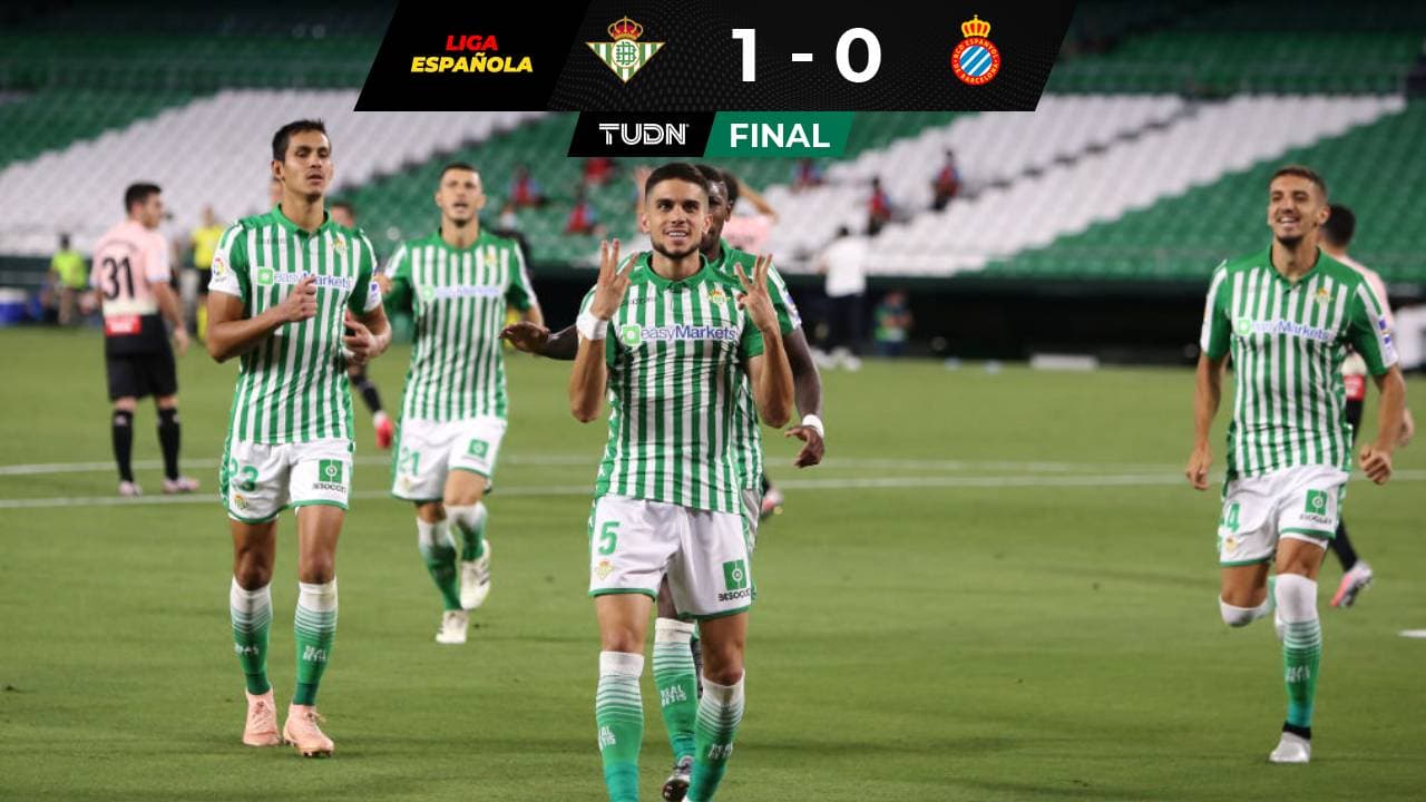 ¡Triunfo sin Lainez! Betis vence en el debut de su nuevo técnico