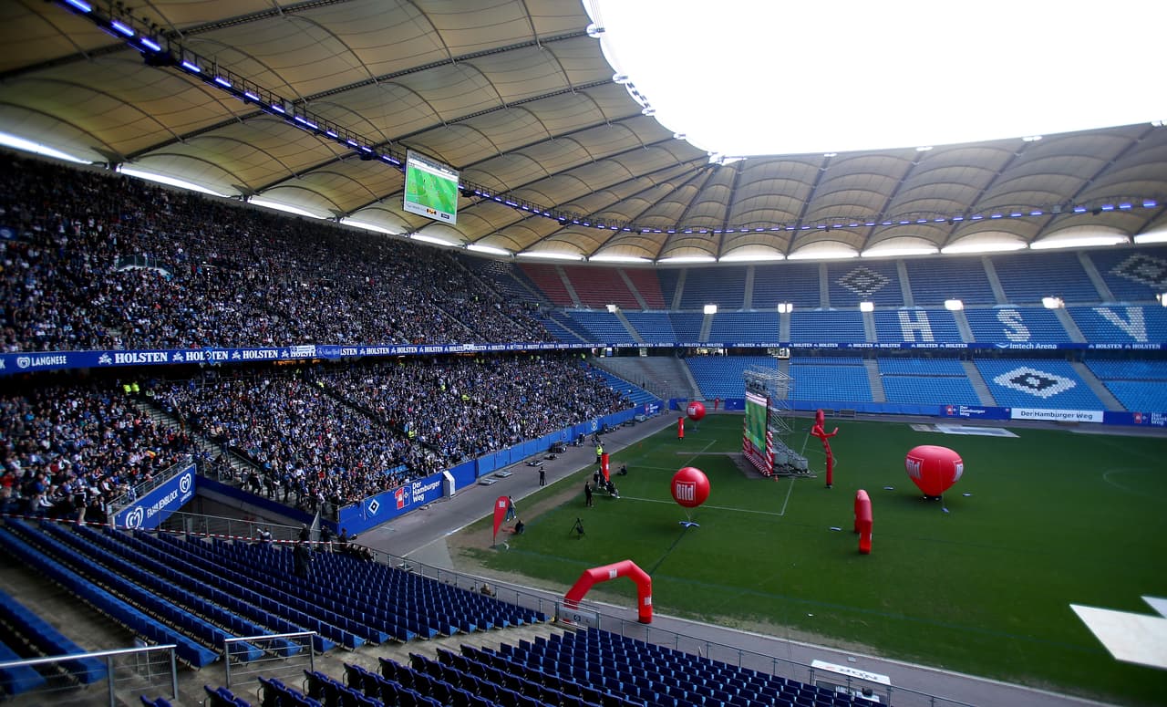 El estadio de Hamburgo tiene una capacidad para unas 57 mil personas