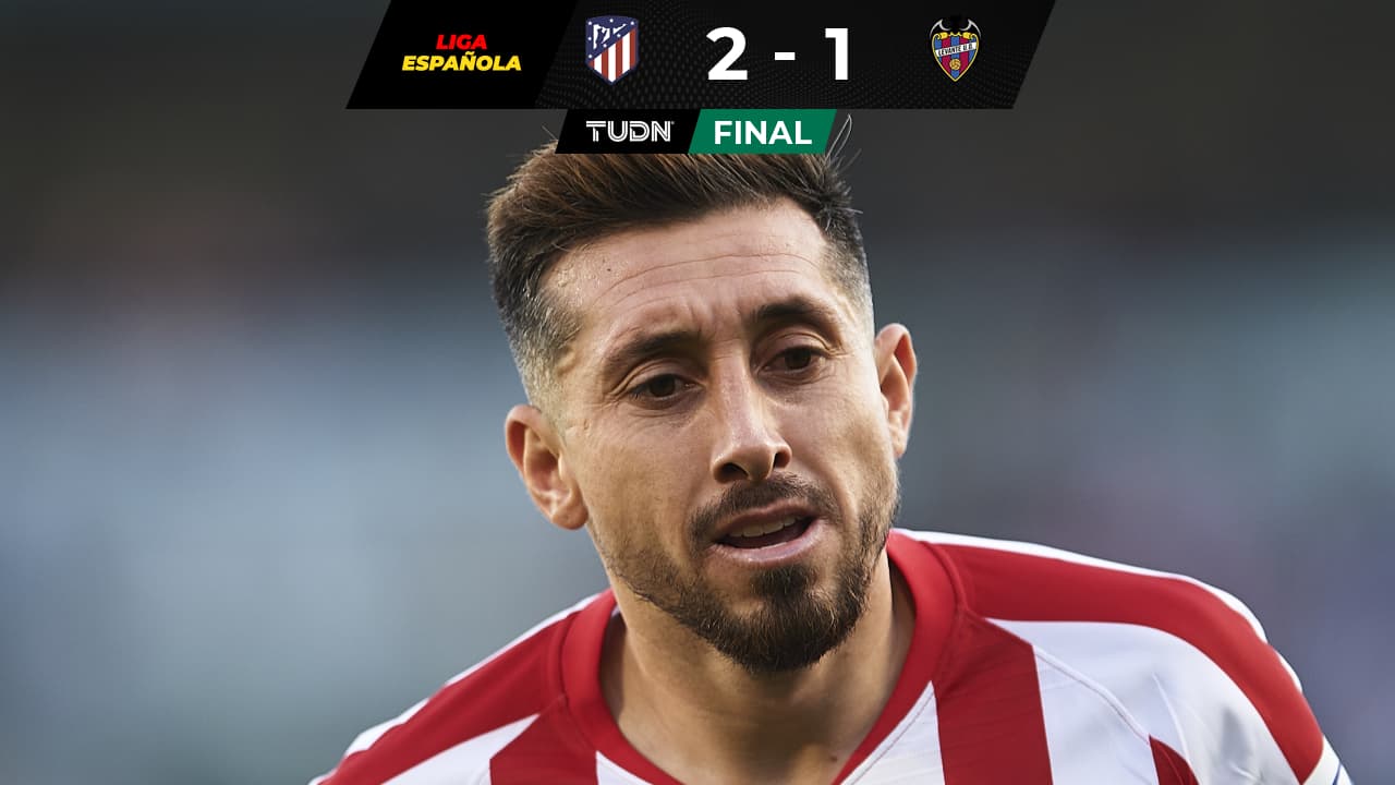 Héctor Herrera juega los 90’ en la victoria del Atlético de Madrid