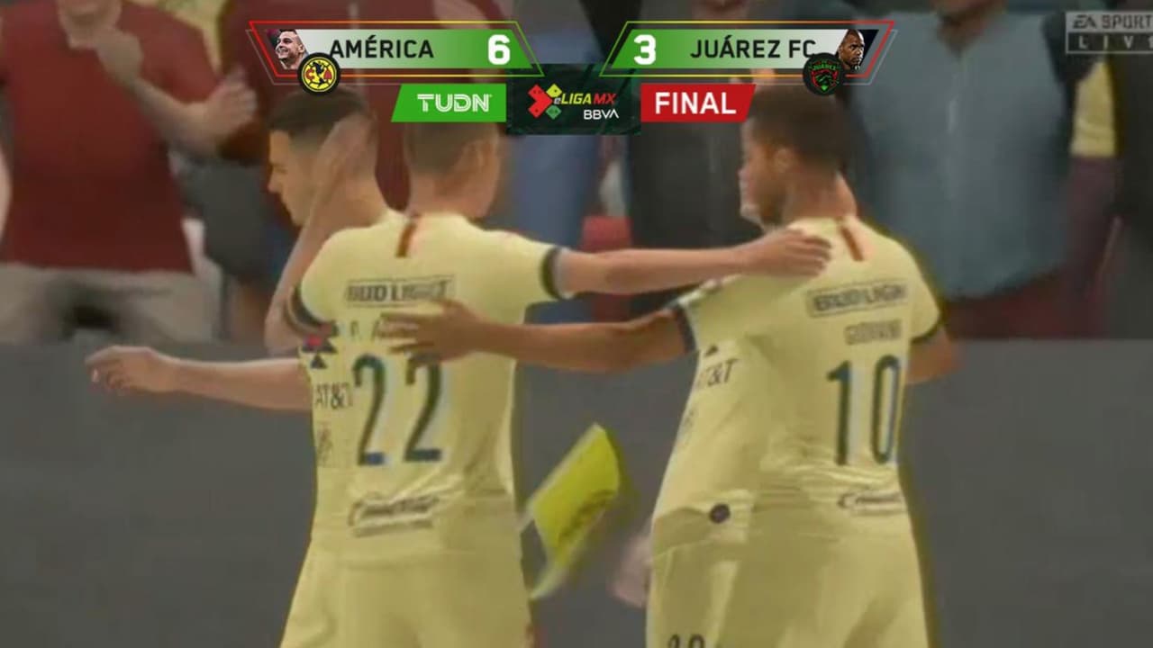 ¡Poesía virtual! En juegazo, Benedetti goleó a Rolán 6-3 en el Azteca