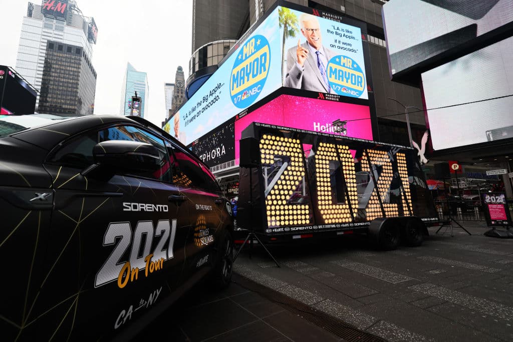¡Así luce Times Square para recibir el 2021!