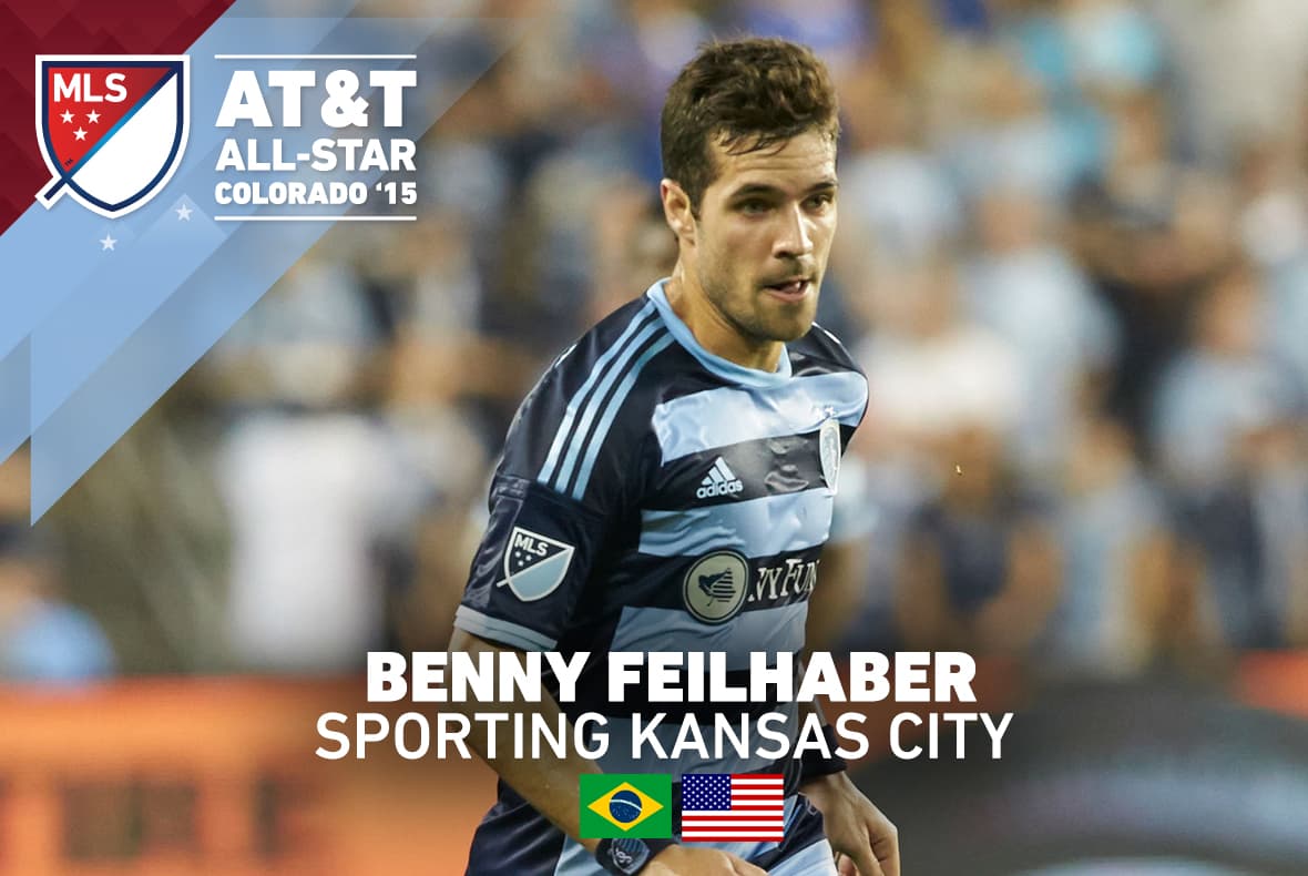 En su quinta temporada en la MLS y su tercera jugando para el Sporting Kansas City, Benny Feilhaber está encaminado a su mejor temporada de su carrera. Jugará su primer All-Star.