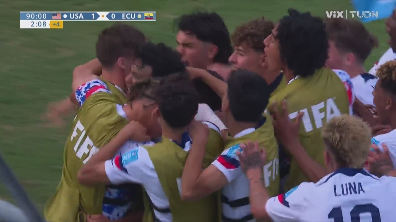 Resumen | Estados Unidos Sub20 gana en su debut ante Ecuador