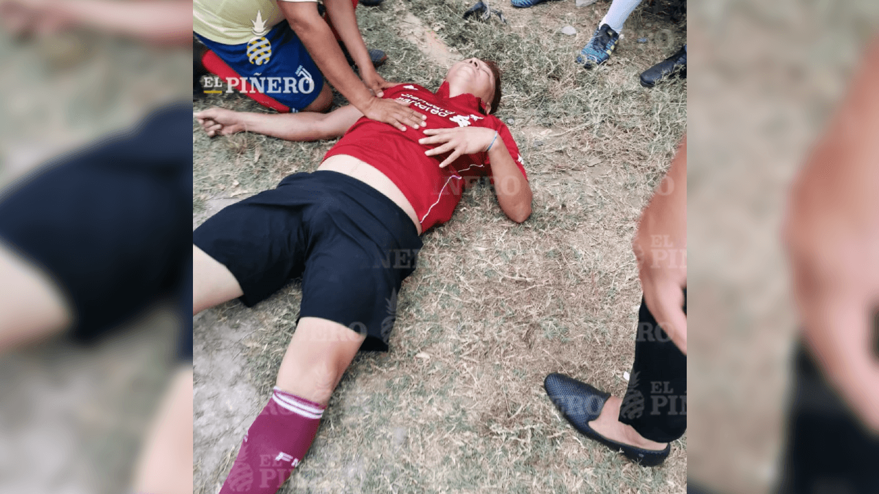 Así terminó un futbolista amateur que no hizo caso a la cuarentena y terminó lesionado, ocurrió en Oaxaca, México.