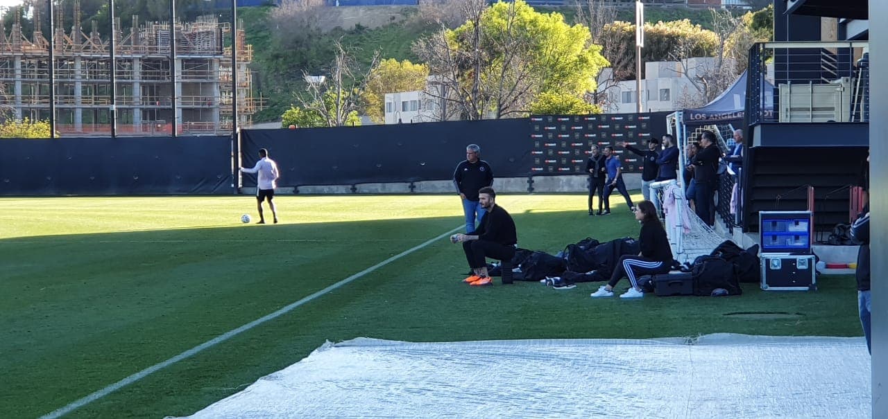 Inter Miami entrenó esta tarde en las instalaciones de LAFC por última vez antes de debutar en la MLS.