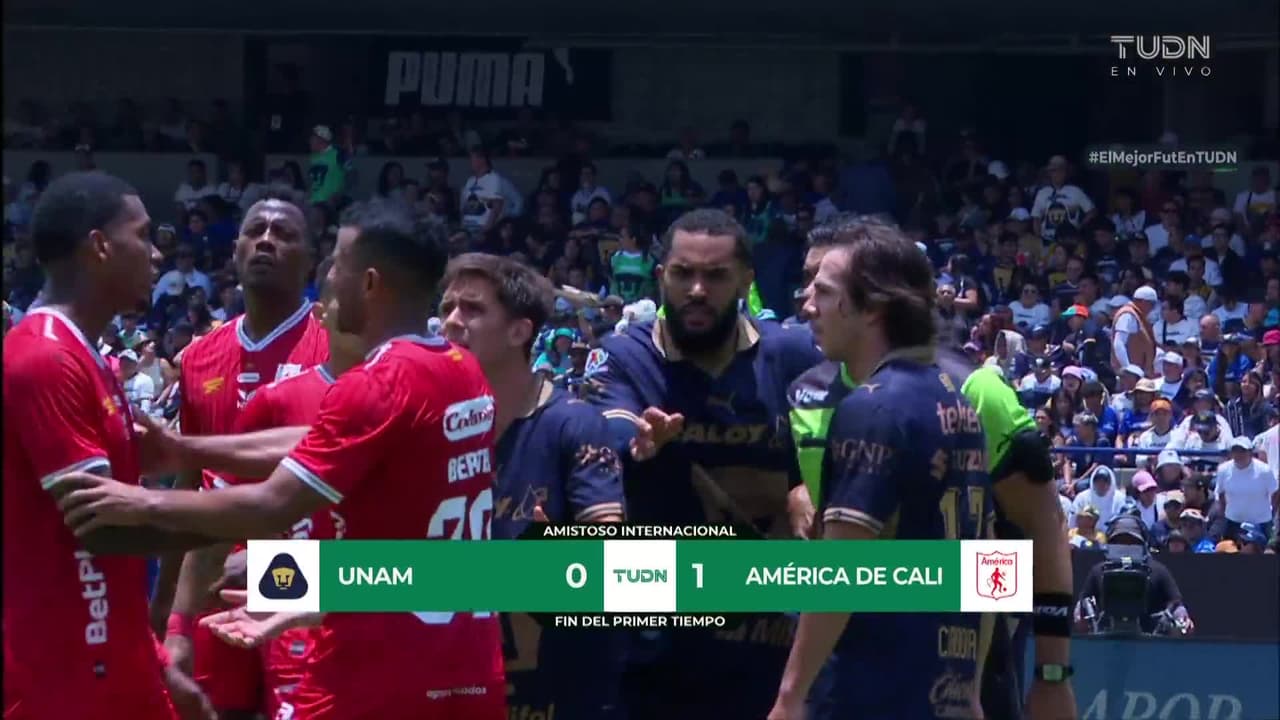 ¡Tranquilos muchachos! El primer tiempo termina calientito