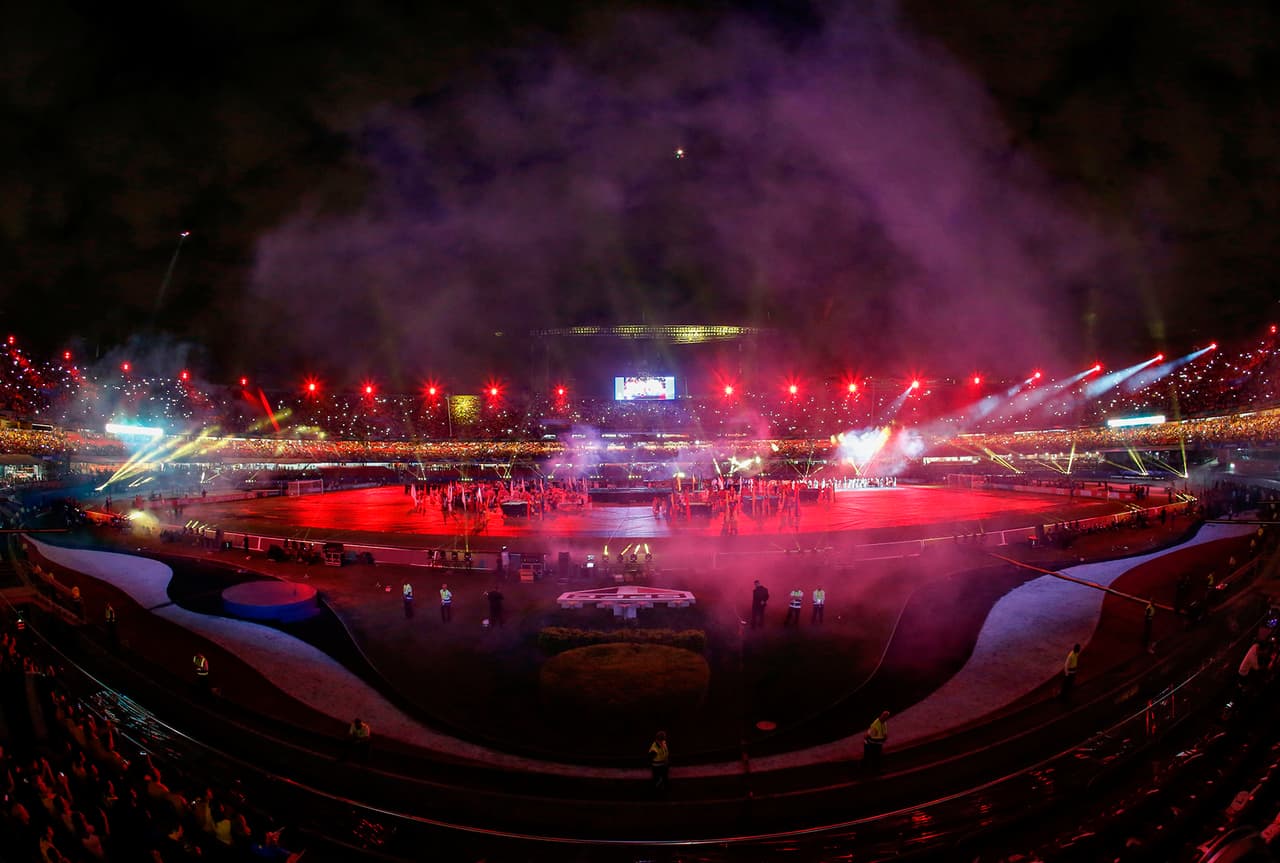Una ceremonia en la que se mostraron los colores y tradiciones de los 12 países participantes, 10 sudamericanos y dos de Asia, tuvo lugar en el Estadio Morumbí para inaugurar la Copa América 2019.