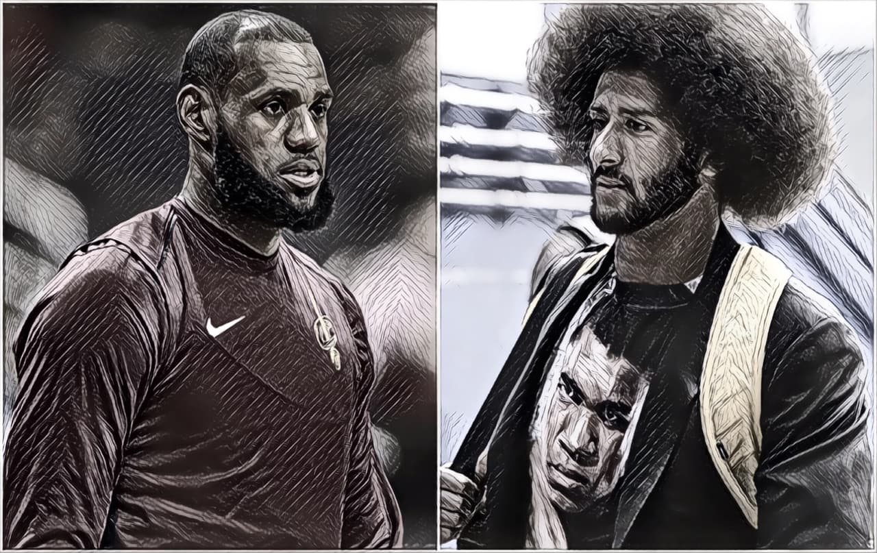 LeBron apoya y defiende a 'Kap'