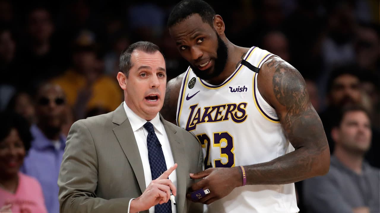 LeBron James debe ser MVP según el entrenador de los Lakers