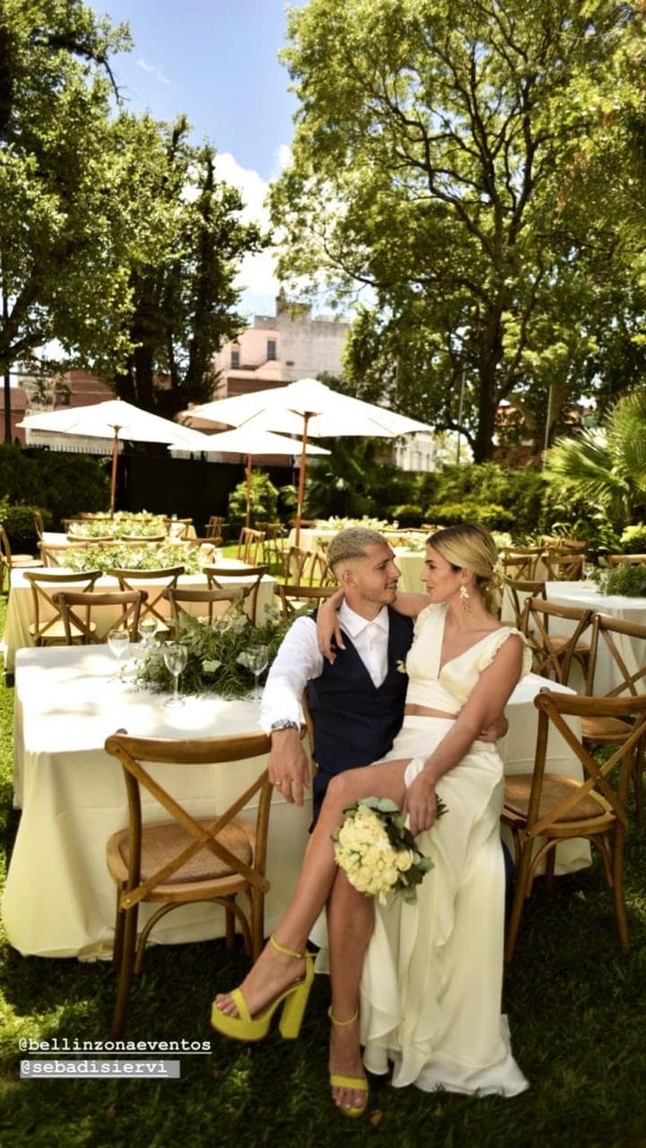 El futbolista argentino de las águilas del América se casó este viernes en Argentina con la guapísima Guadalupe Ramón.