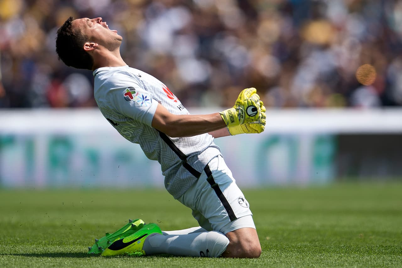 Marchesin celebra la victoria de su equipo.