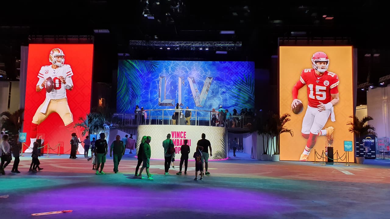 Miami está listo para el Opening Night que rompe el listón para el Super Bowl LIV entre Chiefs y 49ers.