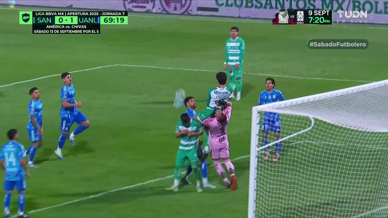 ¡Le dan con todo a Nahuel en el rostro! Se detienen las acciones momentáneamente