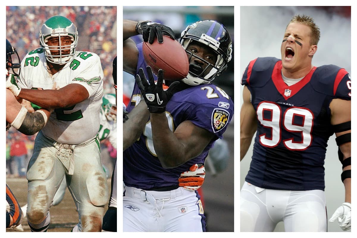Reggie White, J.J. Watt, entre los mejores defensivos en la historia de la NFL