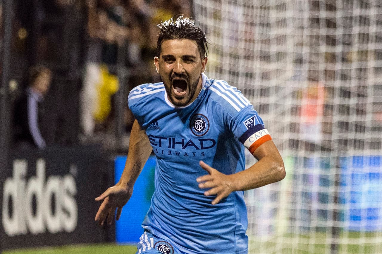 David Villa marcó 17 goles hasta ahora en la MLS 2016.