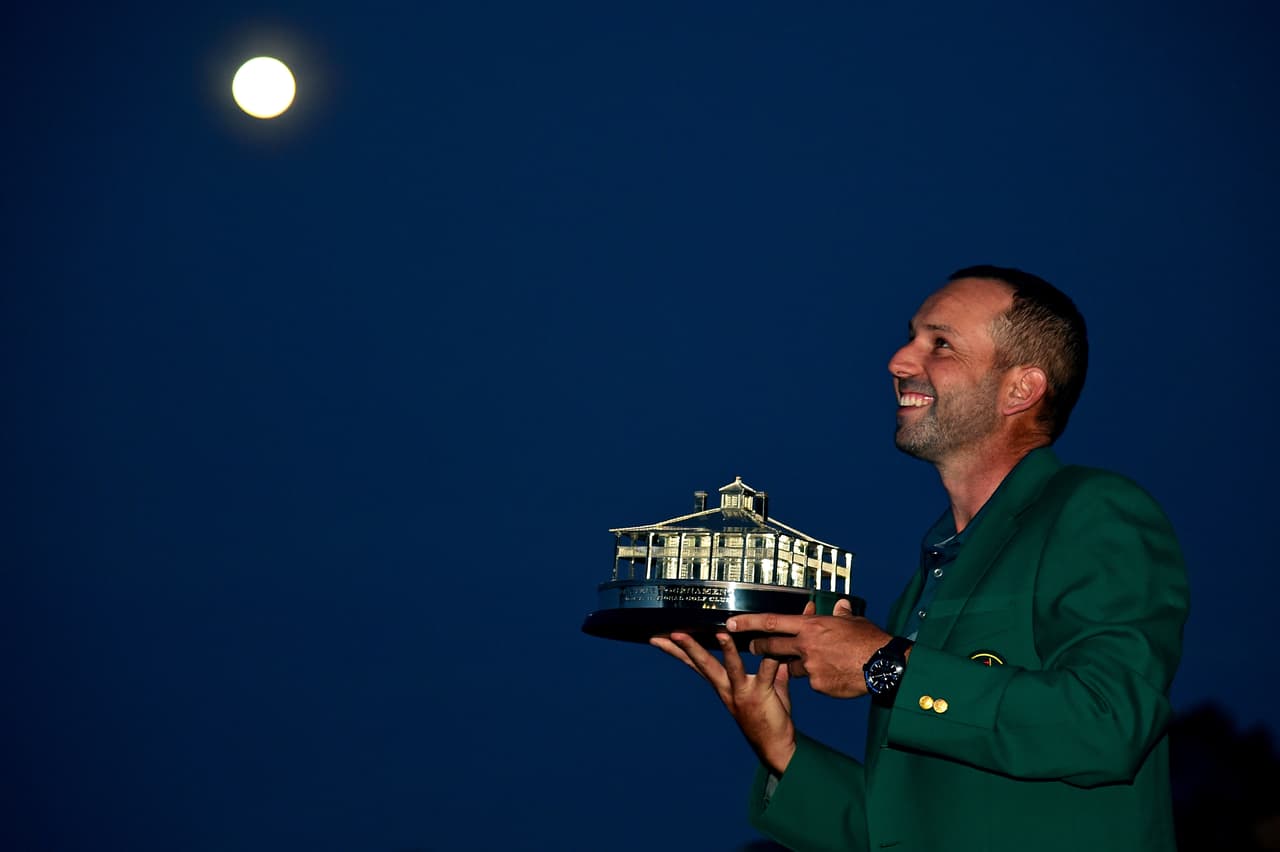 En cuatro ocasiones previas, García había terminado segundo en torneos "Major". La espera valió la pena.